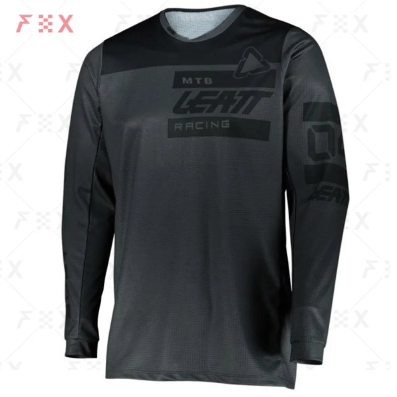 

MTB LEATT RACING Motorcycle Mountain Bike Team Downhill Jersey Offroad DH MX Bicycle Locomotive Shirt Cross Country Mountain