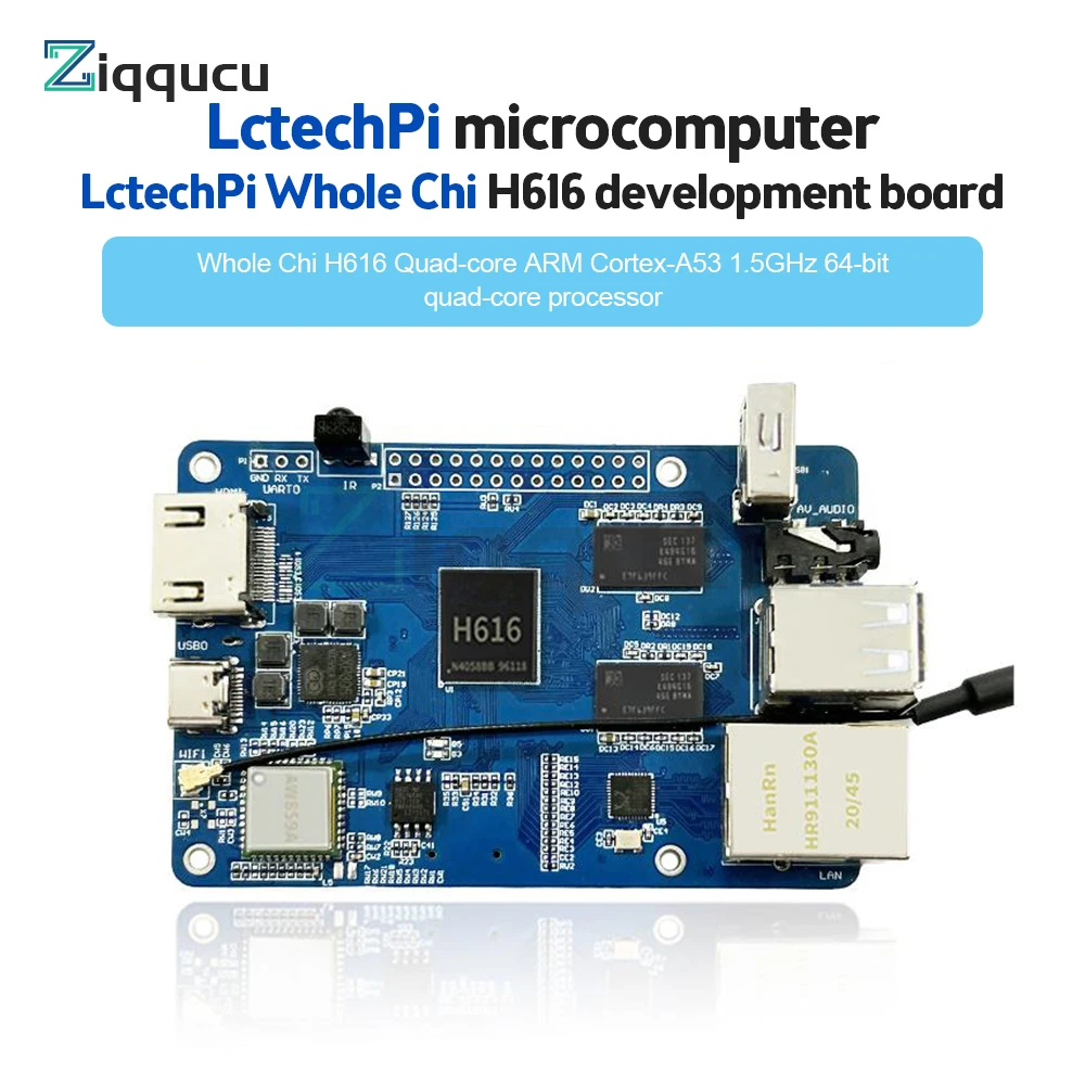 

Lctechpi Microcomputer Allwinner H616 Quad Core Run Development Board Arm Microcontroller Tv Box
