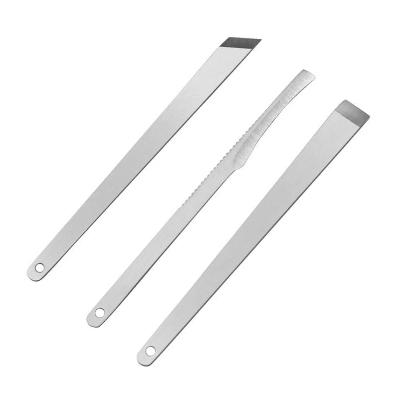 

3PC Toenail Scraper Manicure Tools Feet Nail Ingrown Cuticle Pedicure Knife Set Dead Skin Remover Files Foot Care Pedicure Tools