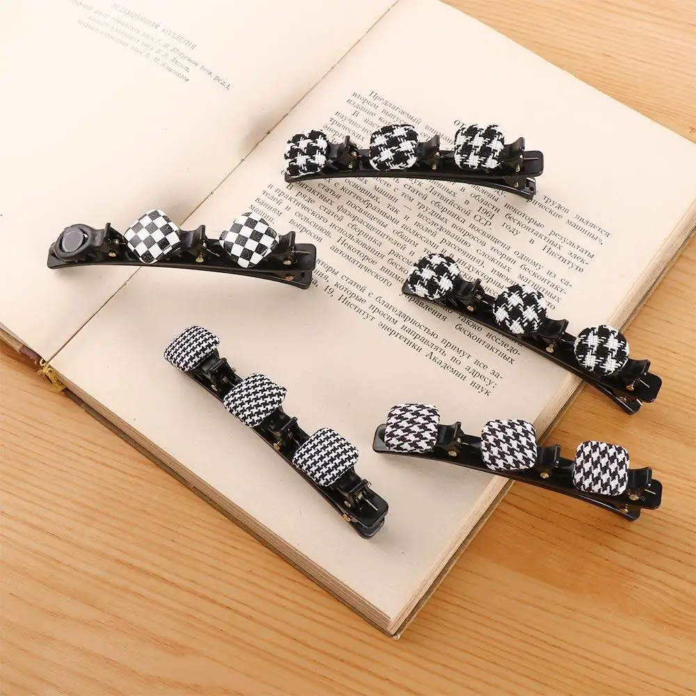 

Боковые зажимы для девочек, украшение принцессы, держатель челки, зажим в клетку, Шпилька для волос в Корейском стиле