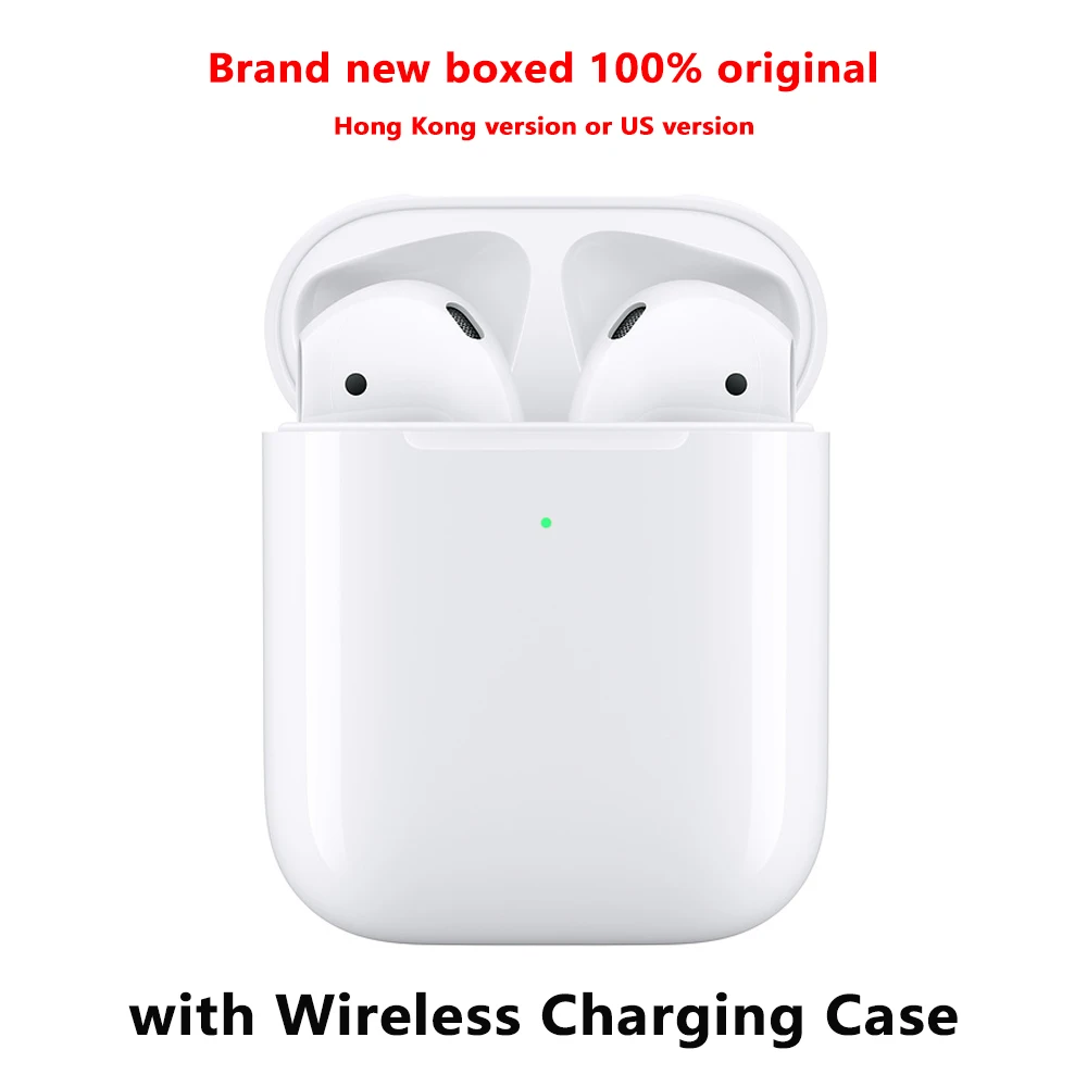 

Apple AirPods 2nd Generation with wireless charging H1 chip charging box Bluetooth headset true wireless earphones