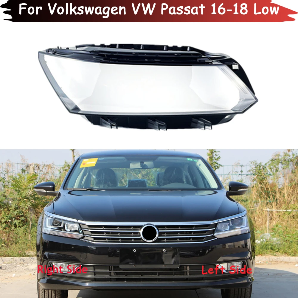 

Car Front Headlight Lens Glass Auto Shell Headlamp Caps Lampshade Lamp Cover Lampcover For Volkswagen VW Passat 2016 2017 2018