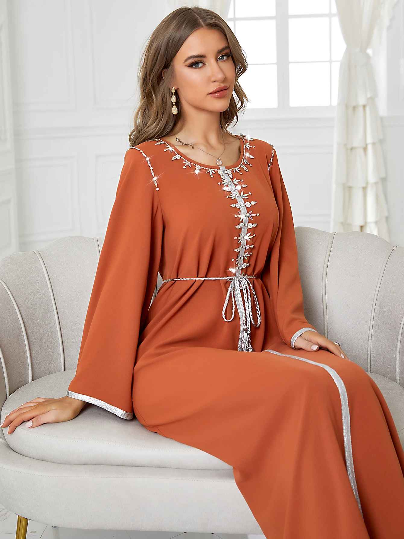 Abaya Dubai Arabic Turkey Islam Muslim Dress Kaftans African Dresses For Women Robes Moroccan Caftan Femme Musulmane Ramadan