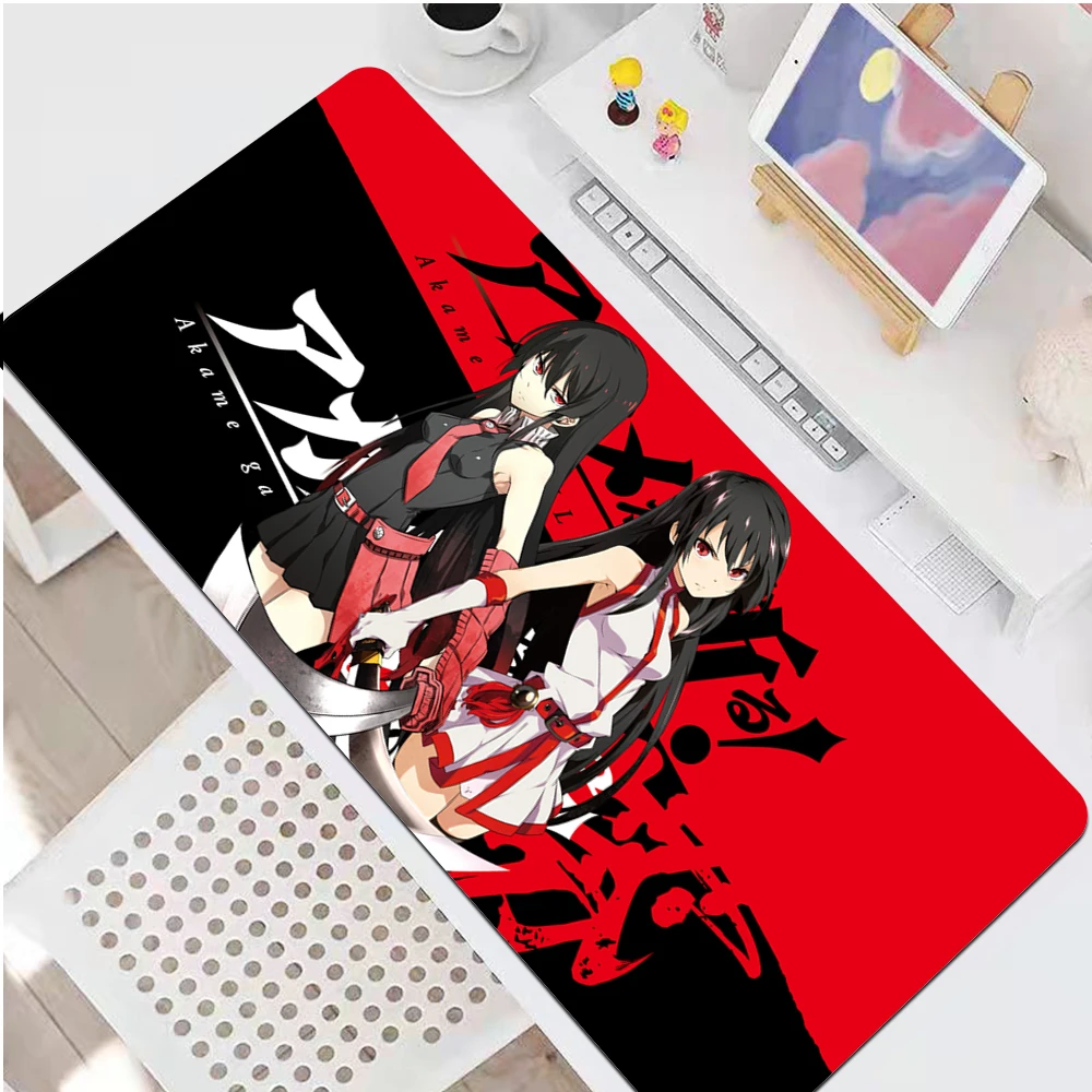 

Anime mouse pad Akame Ga Kill gamer table mat PC gamer complete carpet gaming keyboard Mausepad gamer accessories big mouse pad