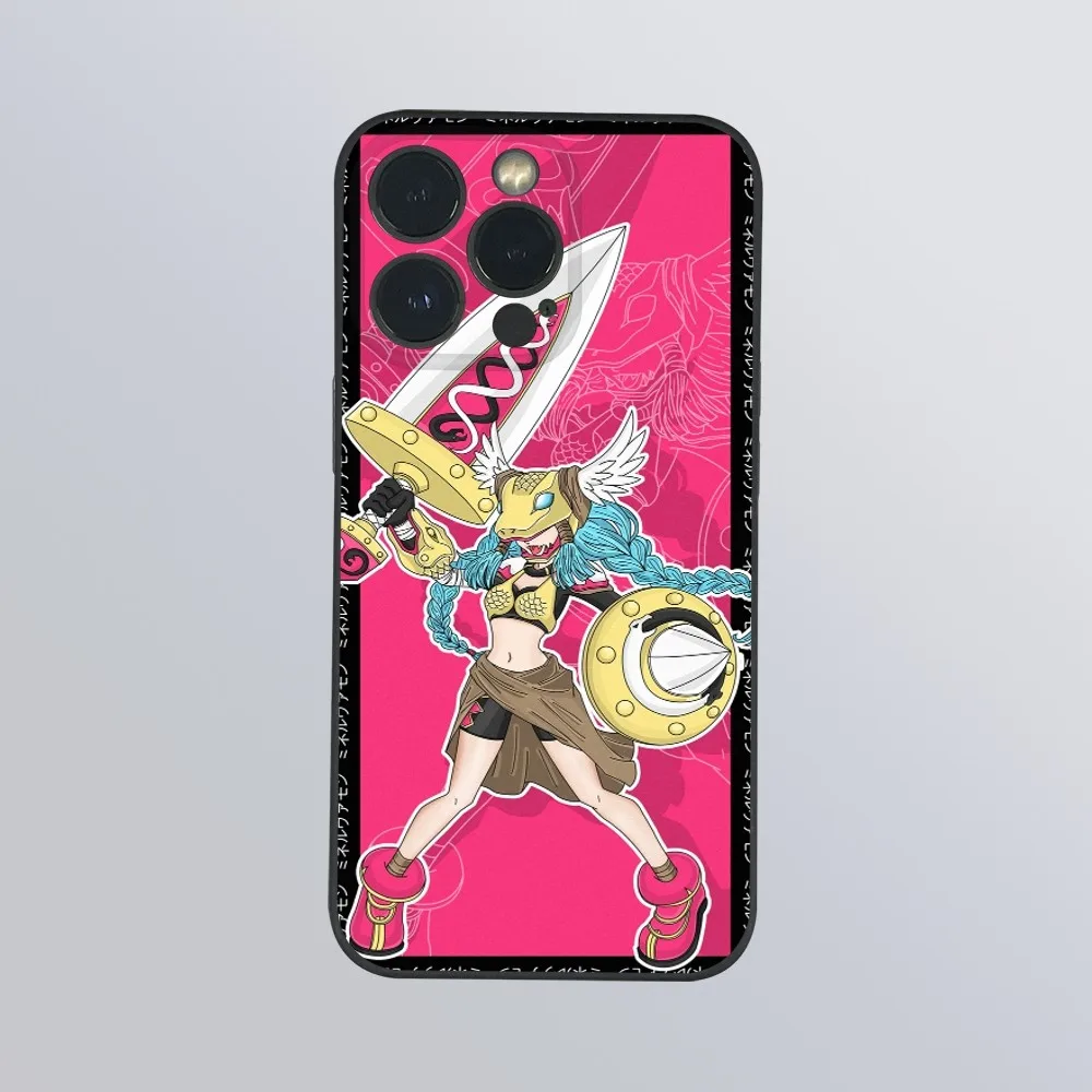A-Adventure Anime D-Digimon Phone Case For IPhone 16 15 14 13 12 11 Pro Max Plus Mini Frosted Soft Shell Funda