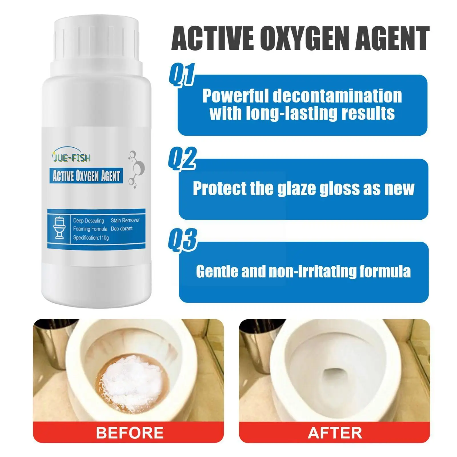 

Toilet Active Oxygen Agent Powerful Pipe Dredging Agent Kitchen Toilet Powder Toilet Cleaning Water Pipe Deodorant Sewer Si P2O6