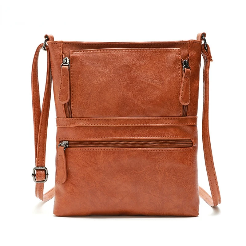 

Vintage Crossbody Bags for Women Messenger Bags High Quality Leather Handbag Female Shoulder Bag Bolsa Feminina