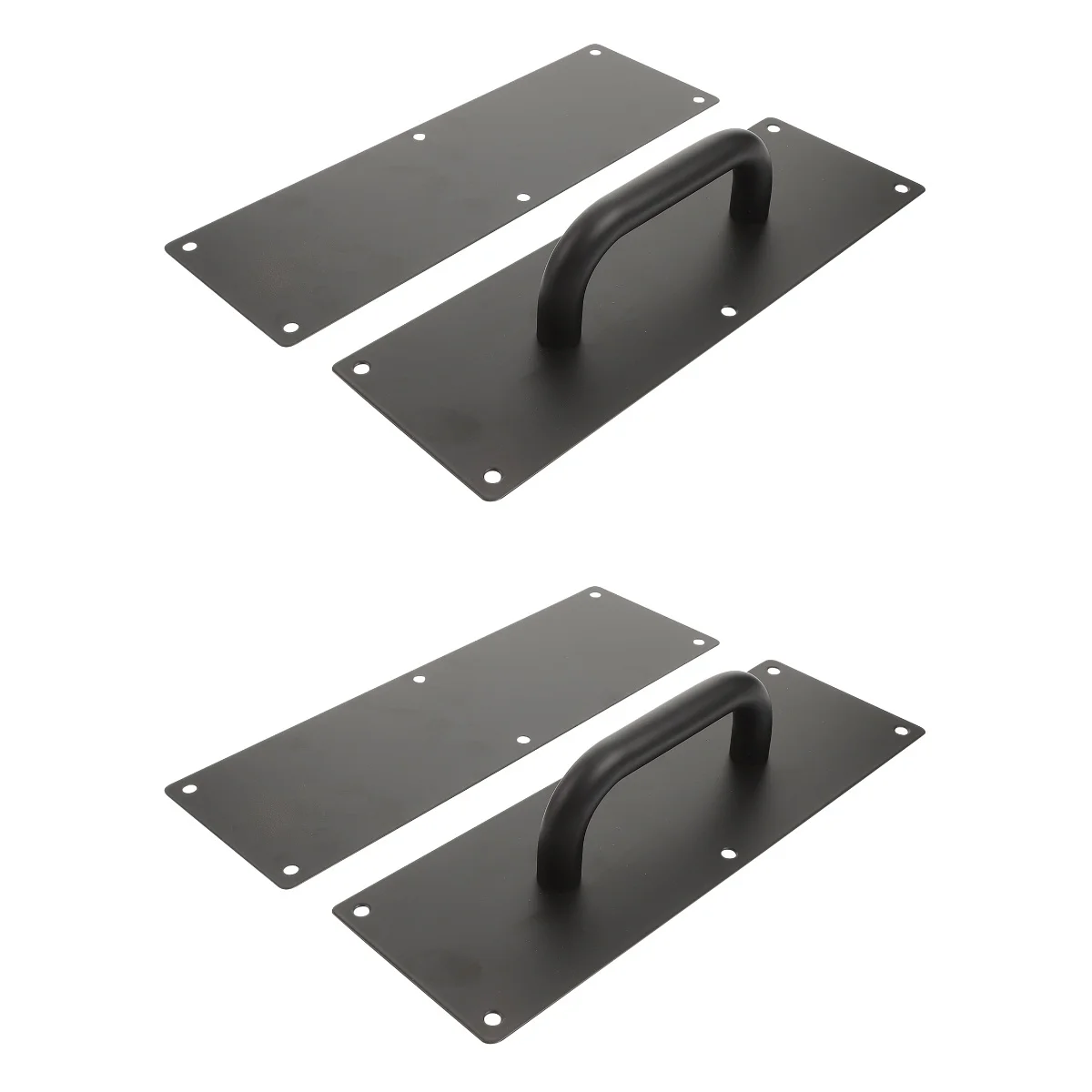 

Door Handlefor Handles Barn Push Sliding Commercial Shed Steel Stainess Attic Supply Wooden Plate Accessory Warehouse Closet