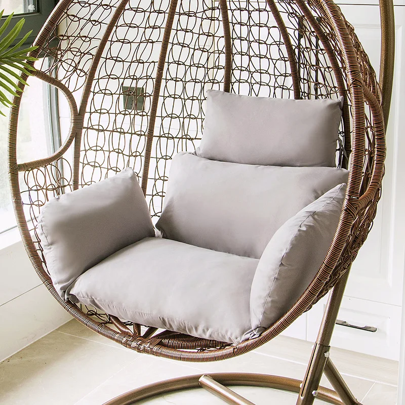 

Hanging Basket Chair Cushions Thick Best Back Pillow For Indoor Outdoor Patio Yard Garden Beach Office (No Hanging Basket)