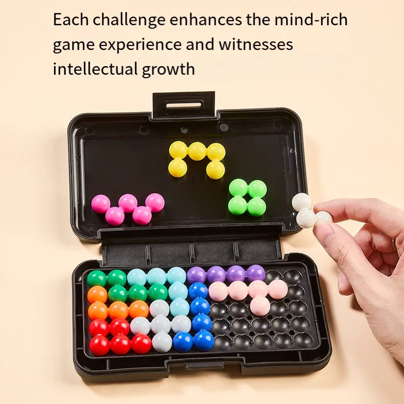 Умные волшебные бусины универсальная пирамида детская пространственная логика