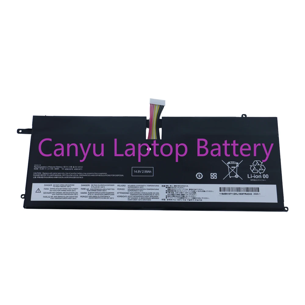 

New 45N1070 45N1071 Laptop Battery For Lenovo ThinkPad X1 Carbon Series 3444 3448 3460 Tablet
