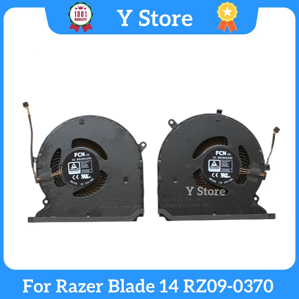

Y Store новый вентилятор охлаждения ЦП и графического процессора для Razer Blade 14 RZ09-0370 RZ09-0370CEA3 RZ09-0368 Series 13207266 13207121 Быстрая доставка
