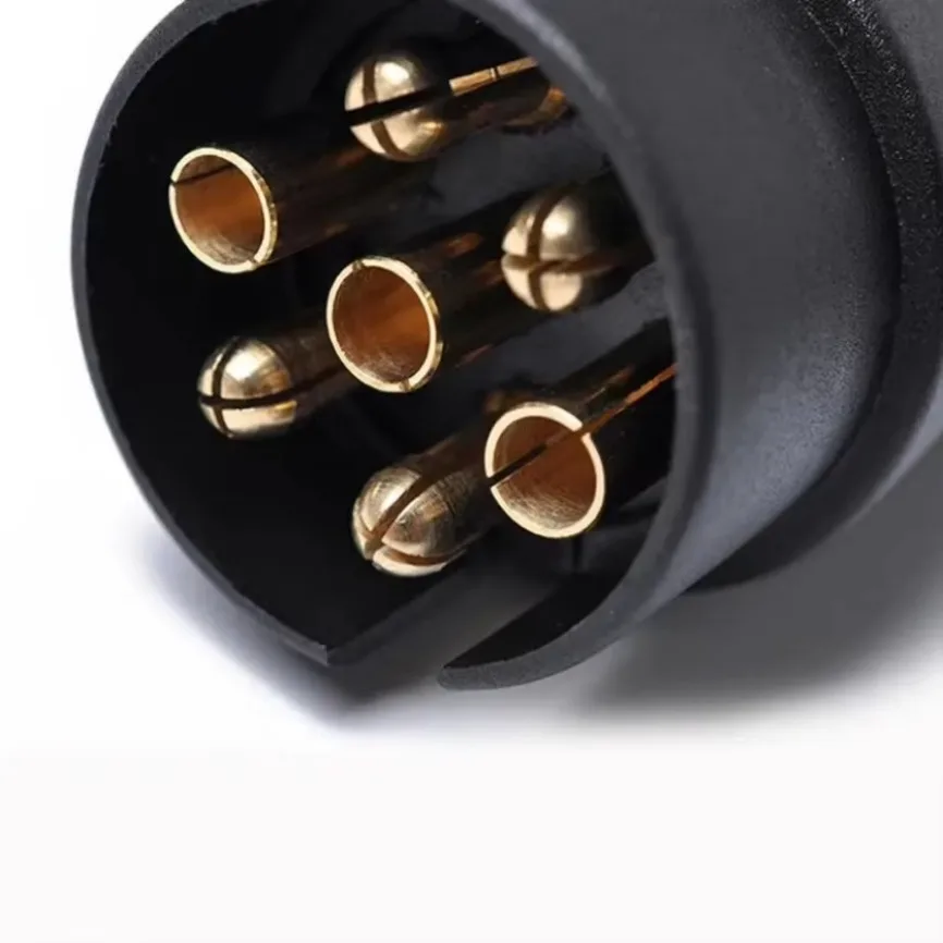 12 В 7-контактная розетка для автомобильного прицепа + вилка фаркоп электрический