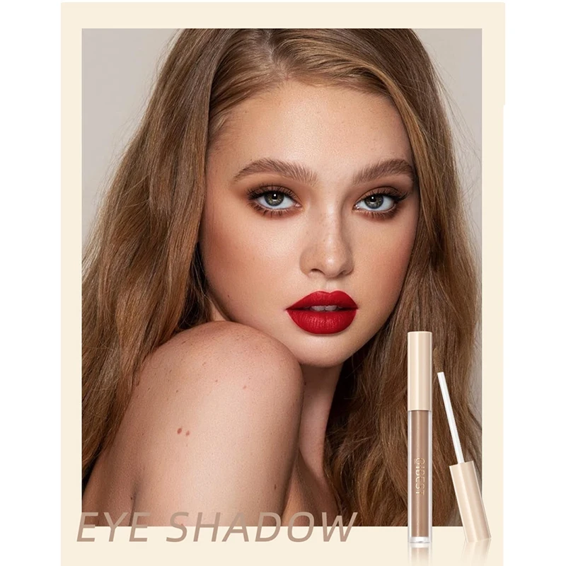 Жидкие тени для век QIBEST модифицированный туман лица телесного цвета двухмерные