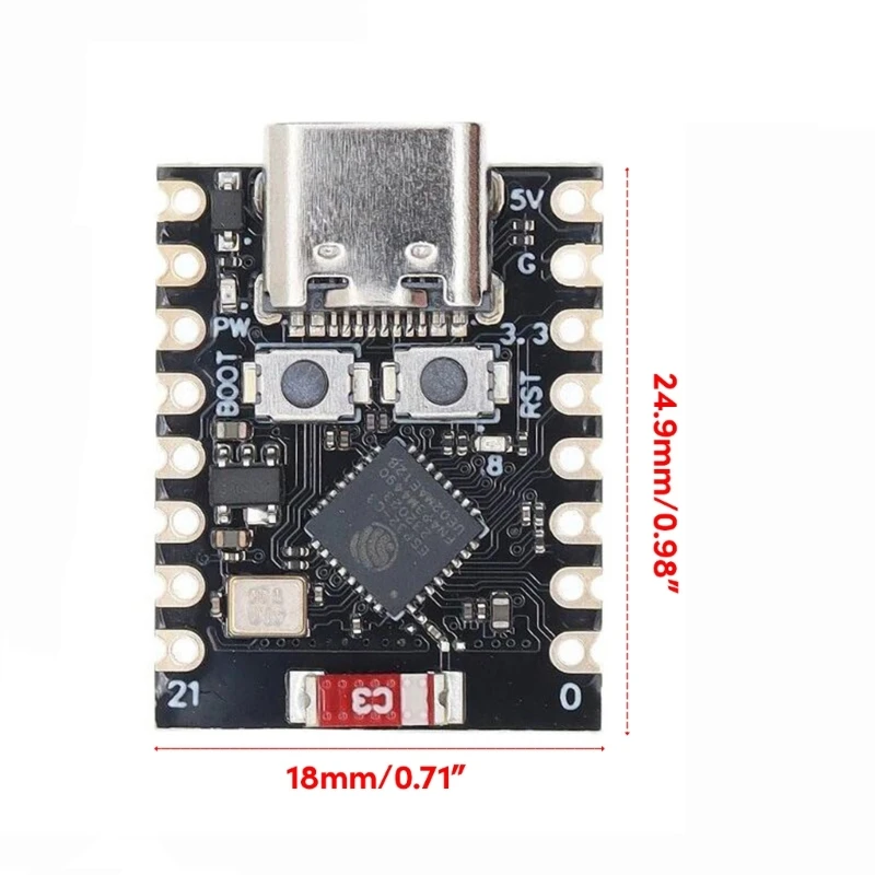 Плата разработки ESP32C3 микроконтроллер Wi-Fi процессор 32-битные ядра RISC-V