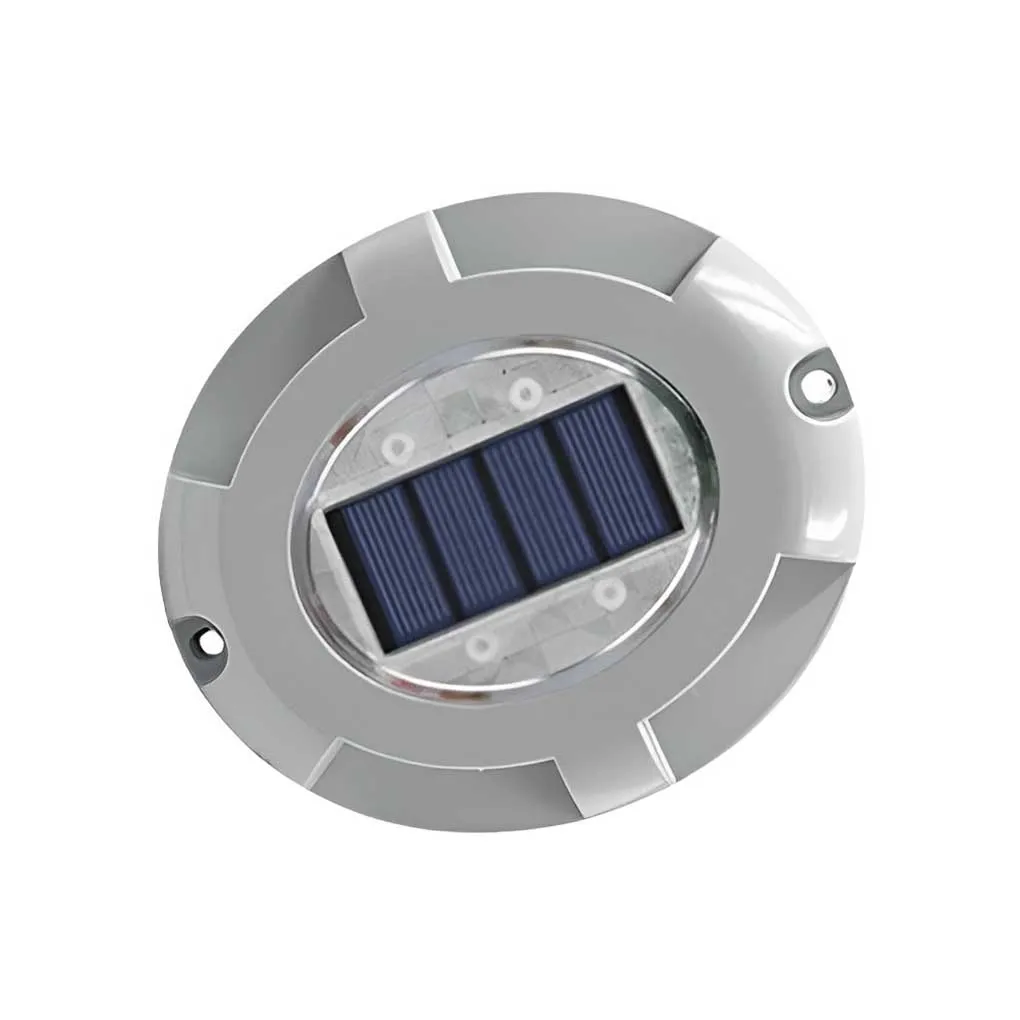 

1/2 Lamp Solar Adjustable IP68 Waterproof Ground Light Solid Countryside Landscape Lamps Outdoor Deck Pathway Road Markers