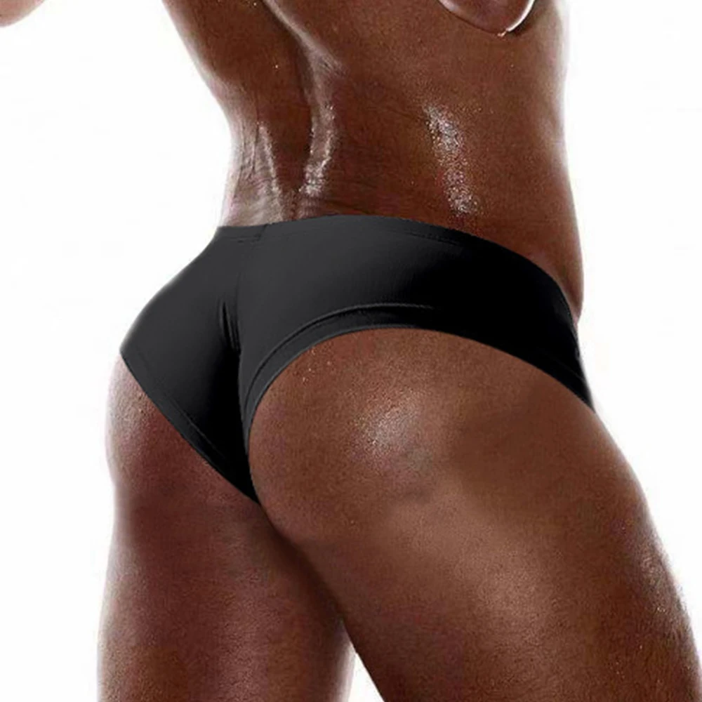 

Mens Bulge Pouch Briefs Sexy Modal Seamless Underwear Low Rise Bikini Panties Male Sexy Underpants T-back Thongs Comfy G-string
