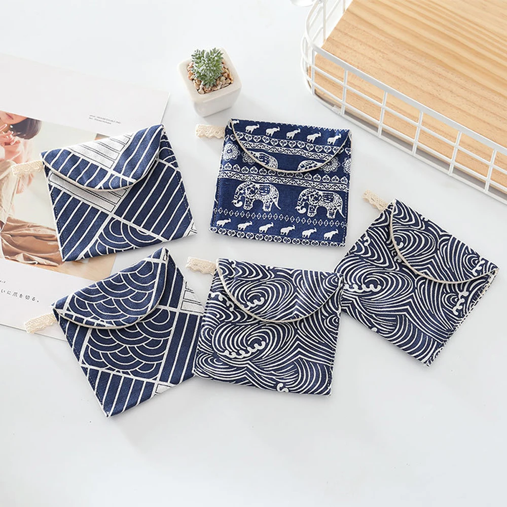 Прозрачная Многоцветная Сумка Для Хранения Хлопкового Льна Косметичка