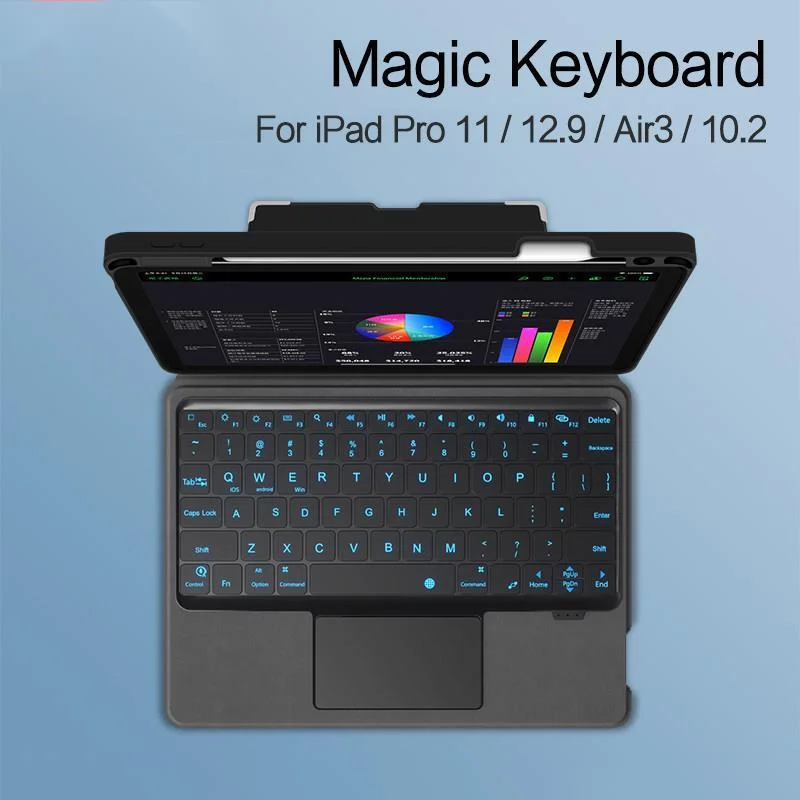 

Smart Magic Keyboard For iPad Pro 11 12.9" 5th 4th 3th 10.5 10.2 Air3 Air4 Case TouchPad Backlight Separable Cover