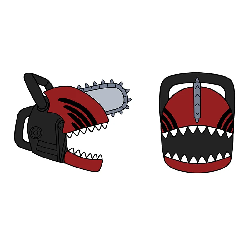 

Anime New Product Chainsaw Man Pochita Plush Cosplay Head Cover Pillow Hat Animation Derivatives Peripheral Products