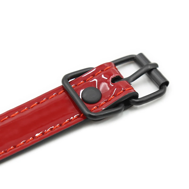 Сексуальные открытые кляп шар красный черный PU кожаный ремешок с открытыми