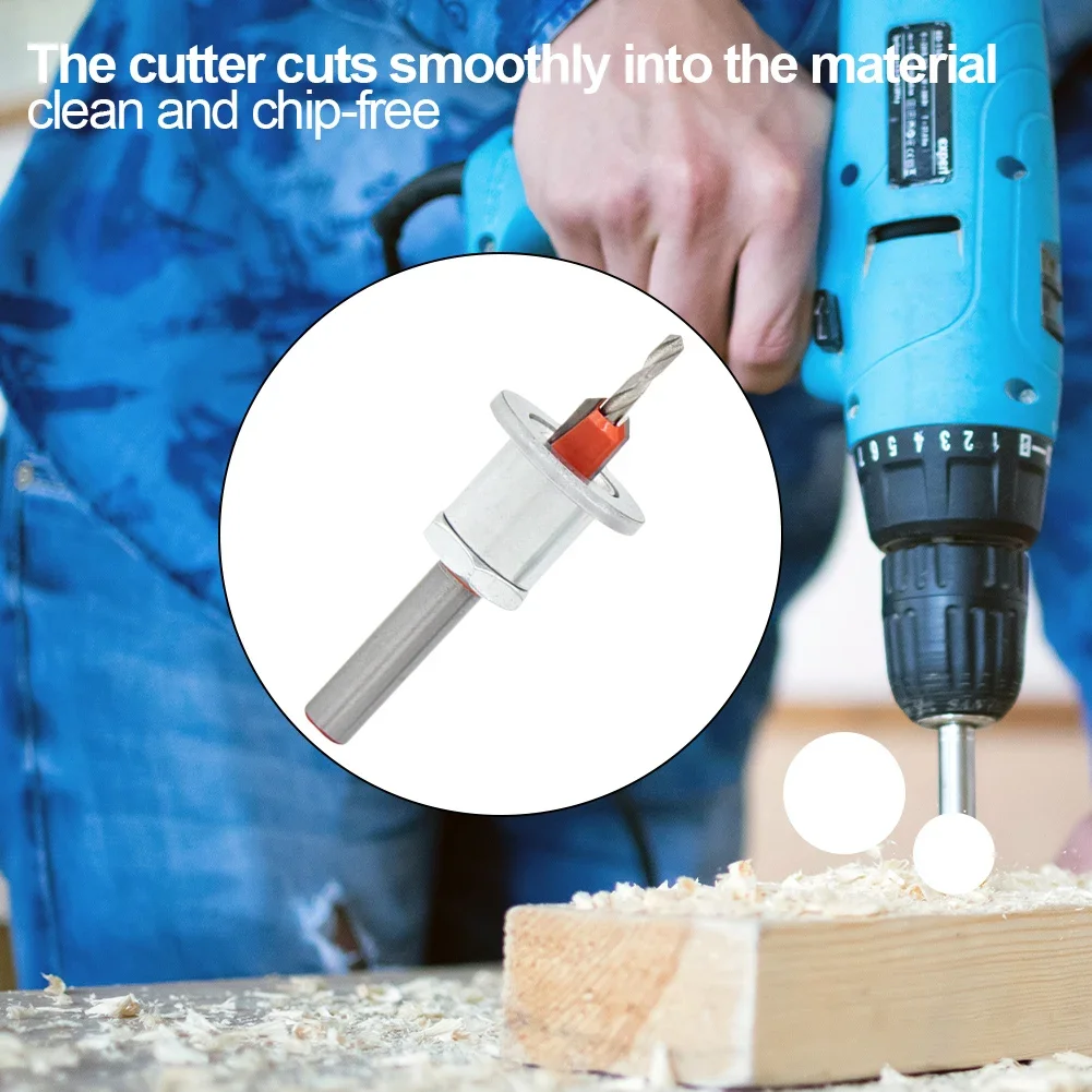 Набор сверл для деревообработки комплект из быстрорежущей стали с зенкером 8/10 мм