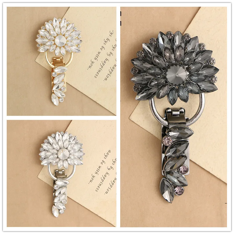 

1pcs Metal Buttons Rhinestone Glass Duckbill Buttons For Sewing Mink coat