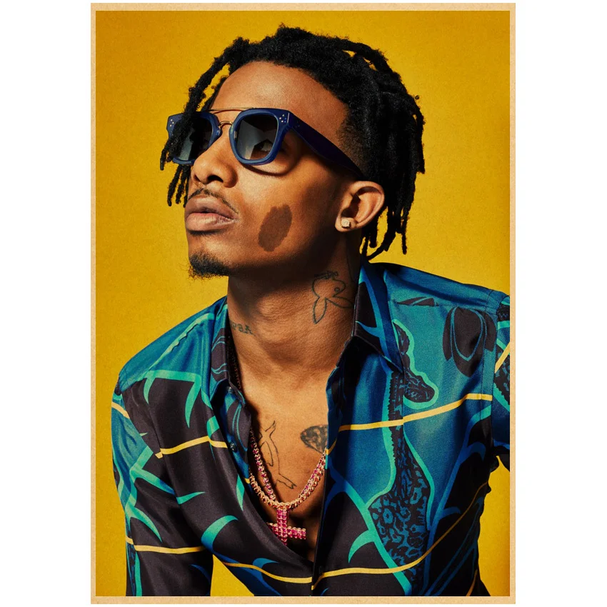 Фото Playboi Carti настенные постеры schilderij винтажный настенный плакат постеры обруч аниме Декор schilderij постер винтажные картины №4