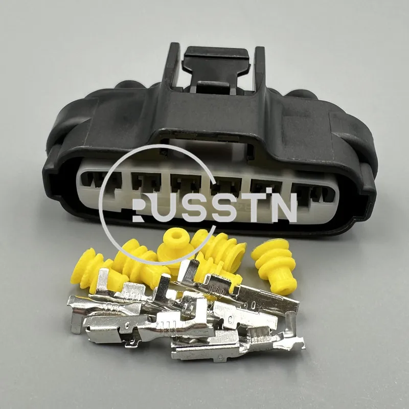 

6-контактный MG 643796 90980-11858 7283-1968-30 автоматический электрический разъем дроссельной заслонки, разъем акселератора, переменный ток в сборе для Toyota Mitsubishi