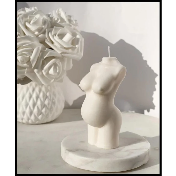 

Creative 3D woman body scented candles ins Home fragrance household candles pregnant figured body candles for home decor