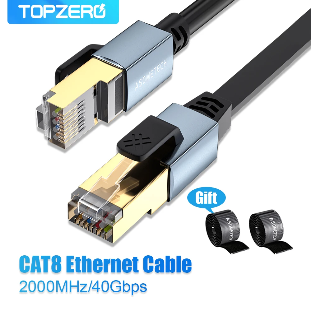 

Cat8 Ethernet Cable SSTP 40Gbps High Speed Patch Cord RJ45 Network Cable For Router Modem Laptops RJ 45 Lan Cable Ethernet Cat 8