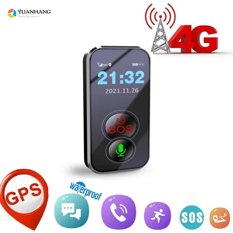 Смарт-часы водонепроницаемые IPx6 с GPS, Wi-Fi, кнопкой SOS