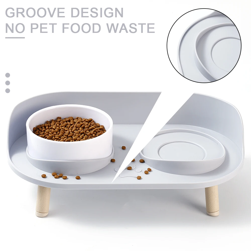 Новая двойная миска для кормления домашних животных |