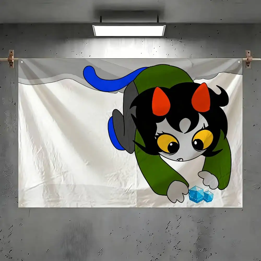 Фото Забавные игровые флаги MSPA Nepeta Leijon, подходящие для вечеринок, клубов, украшения стен на открытом воздухе и в помещении, баннеры, подарки для фанатов №5