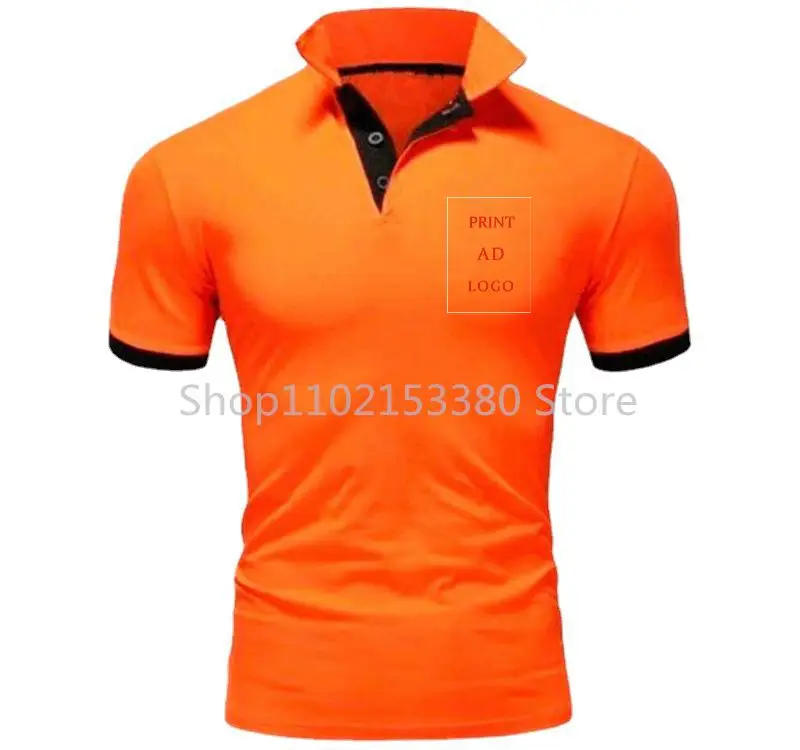 Футболка мужская летняя из 100% хлопка с коротким рукавом и круглым вырезом -