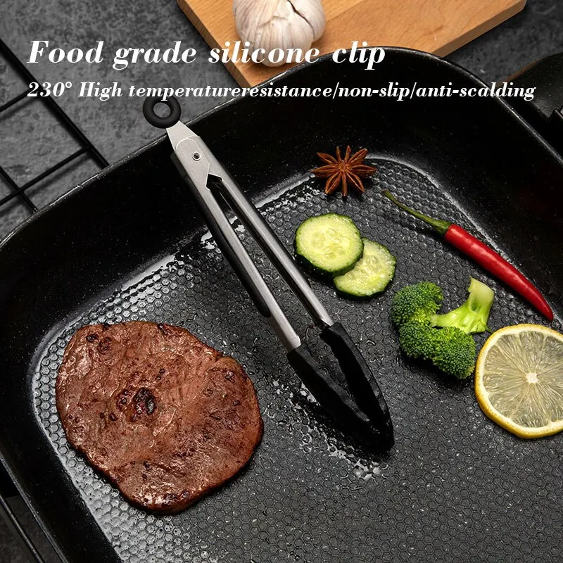 

Inventory Baking Kitchen Grill Steak Frying Clip Silicone Food