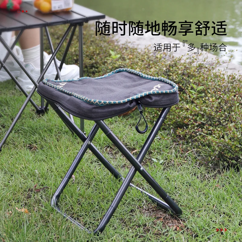 

Outdoor Aluminium Alloy Portable Folding Fishing Chair Picnic Camping Stool