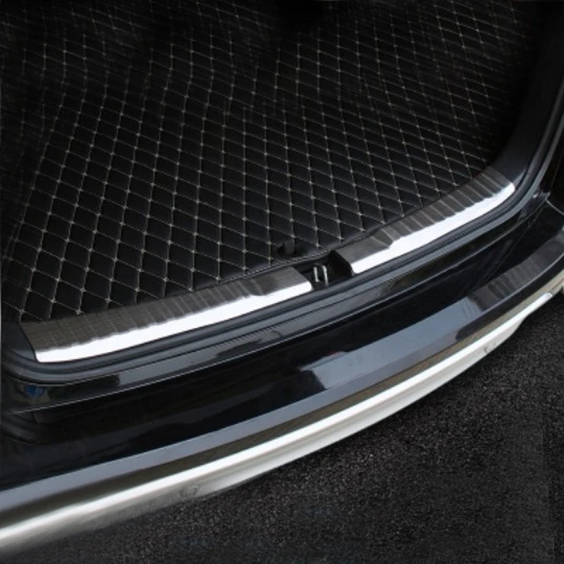 

Inner Rear Bumper Protector Sill Trunk Tread Plate Cover Trim Molding Car Accessories For Honda CRV CR-V 2012 2013 2014