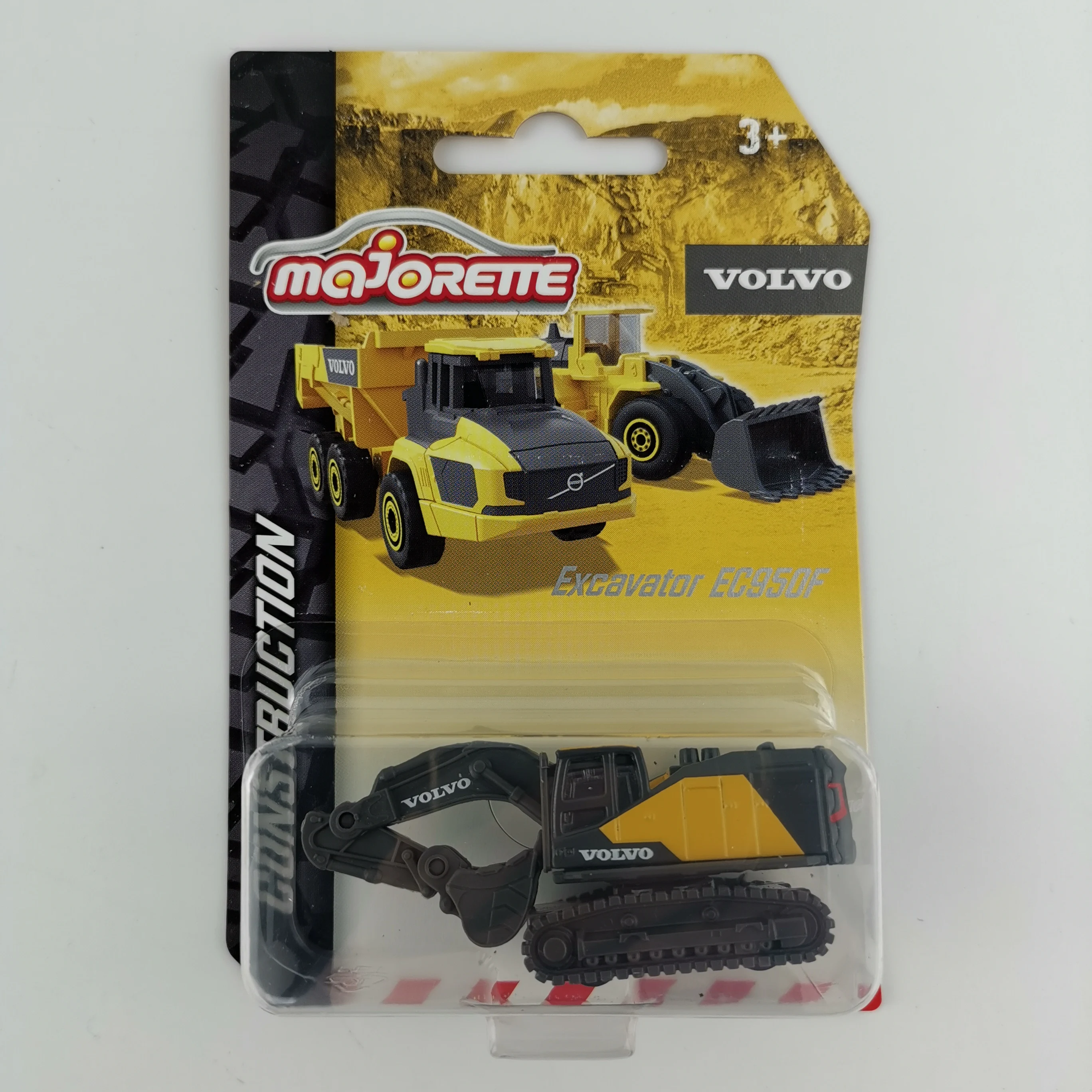 Majorette 7283 1:64 Hauler A60H FMX Контейнер для строительства Миксер Самосвал Экскаватор EC950F