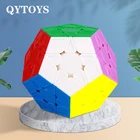 Кубик Megaminxeds QYTOYS, профессиональные скоростные Волшебные кубики, пазл без наклеек, 12-сторонняя Волшебная развивающая игрушка для детей, кубик