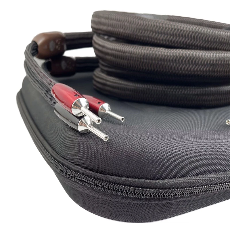 Акустический кабель Hi-Fi OAK с посеребренным разъемом типа банан PSC аудиолиния 72 В DBS