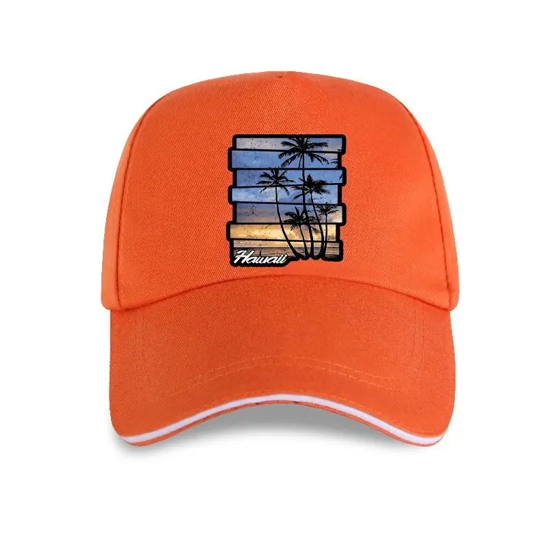

new cap hat Design Hawaii Beach Hawaiian Sunset Retro Photo Island Baseball Cap Natural 2021 Fashion Over Size S-5xl Printed S