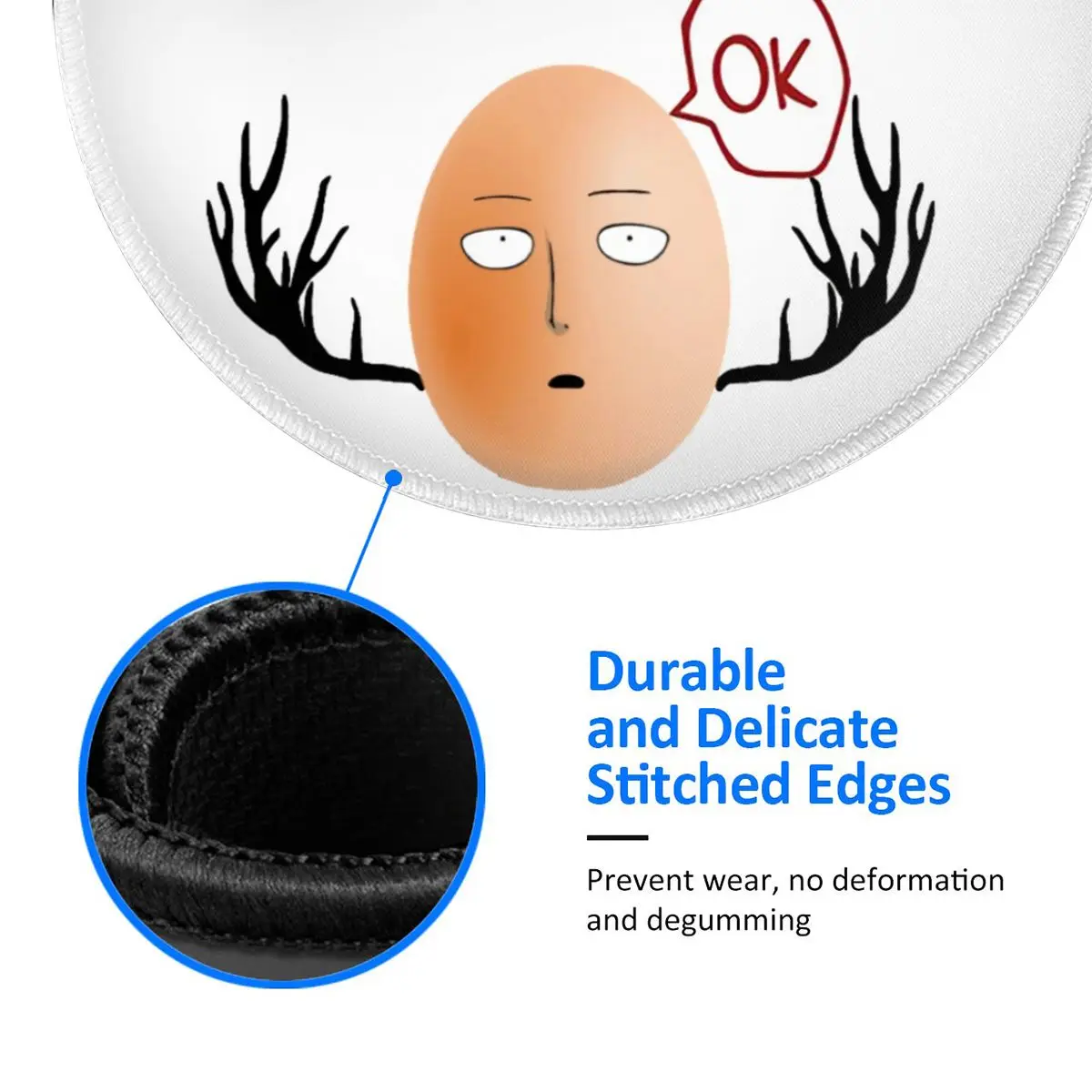 Коврик для мыши Easter Egg Hunt Is On резиновый коврик One Punch Man милый Противоскользящий