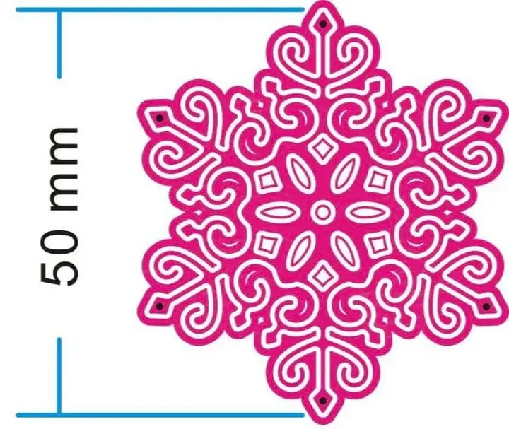 Штампы снежинка зимний узор металлические трафареты силиконовый трафарет для