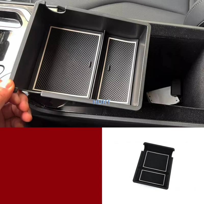 

Автомобильный стиль, подлокотник для центральной консоли, ящик для хранения, подходит для Hongqi E-QM5 EQM5 2022 + органайзер, крышка контейнера, аксессуары для внутренней площадки