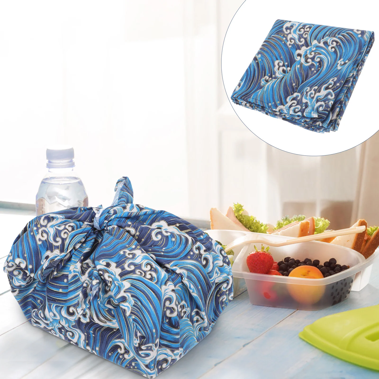

Lunch Cloth Box Bento Tote Fabric Gift Japanese Wrapping Drawstring Meal Storage Patchwork Quilting Carry Crafts Packaging
