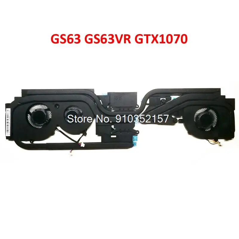 

CPU GPU FAN&Heatsink For MSI GS63VR 7RG GTX1070 GS73 Stealth 8RF GS73VR 7RG E322500400A87 BS5005HS-U2F1 BS5005HS-U2L1 E32250112