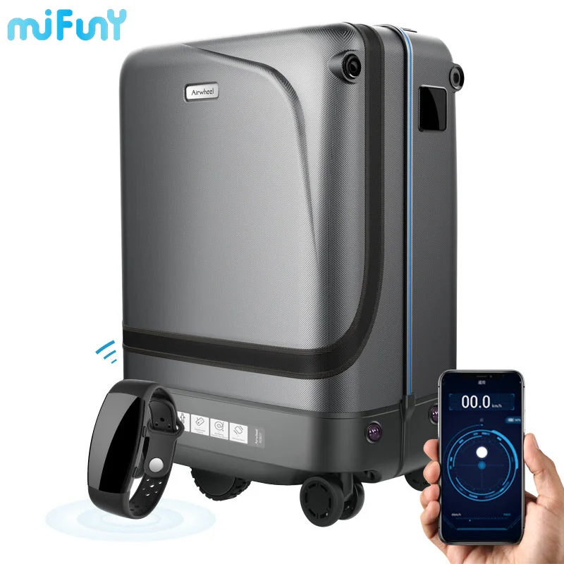 

MiFuny 20inch Smart Rolling Luggage App Remote Control Following Suitcase Cabin Spinner Trolley Case on Wheel Travel Luggage
