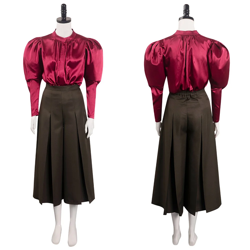 

Костюм для косплея Maura для взрослых женщин из фильма 1899 рубашка юбка наряды Хэллоуин карнавальвечерние костюм