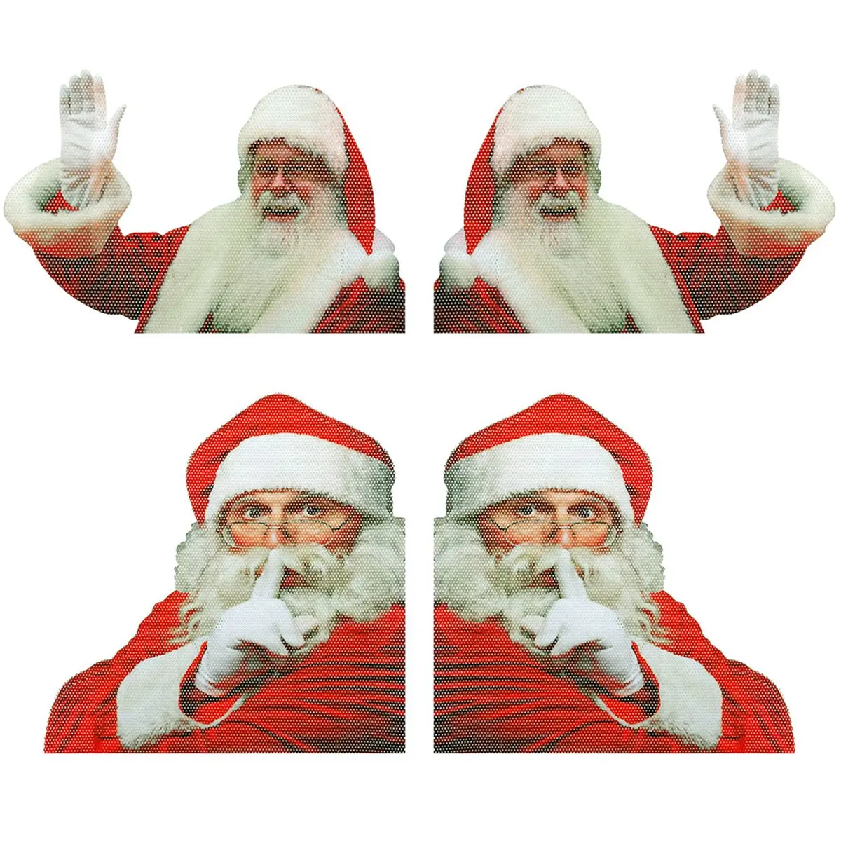 

4 шт., 3D наклейки на заднее стекло автомобиля